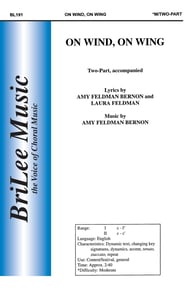 On Wind on Wing Two-Part choral sheet music cover Thumbnail